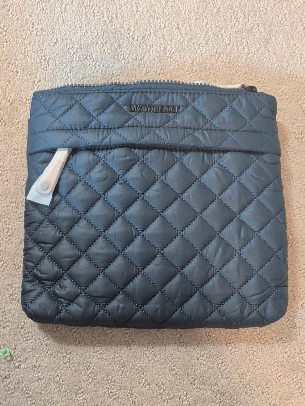 MZ WALLACE Metro Flat Crossbody in Teal NWT
